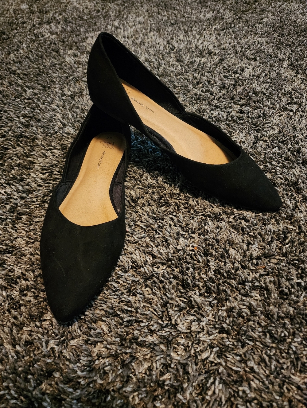 Faux Suede Flats
